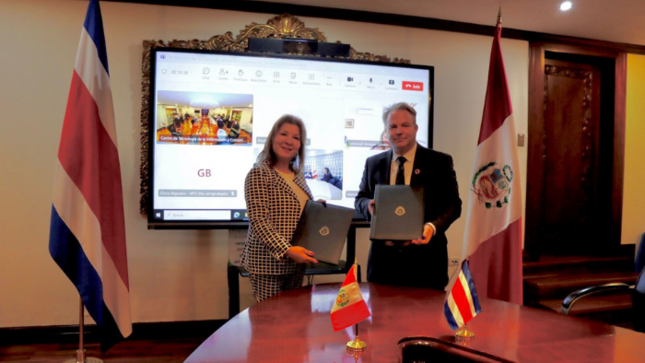 El Perú y Costa Rica aprobaron Programa de Cooperación Bilateral 2024-2026