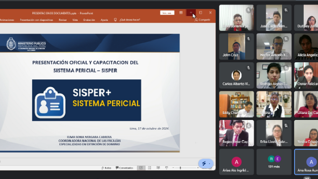 Coordinación Nacional de Fiscalías en Extinción de Dominio pone en funcionamiento primer aplicativo de seguimiento a labor pericial