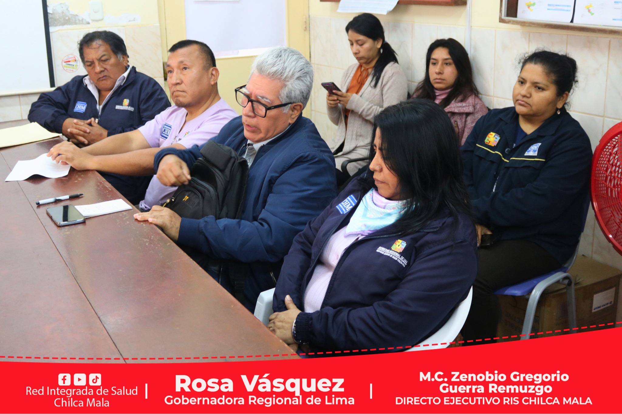 Director Ejecutivo se reúne con personal asistencial de la MicroRed Chilca