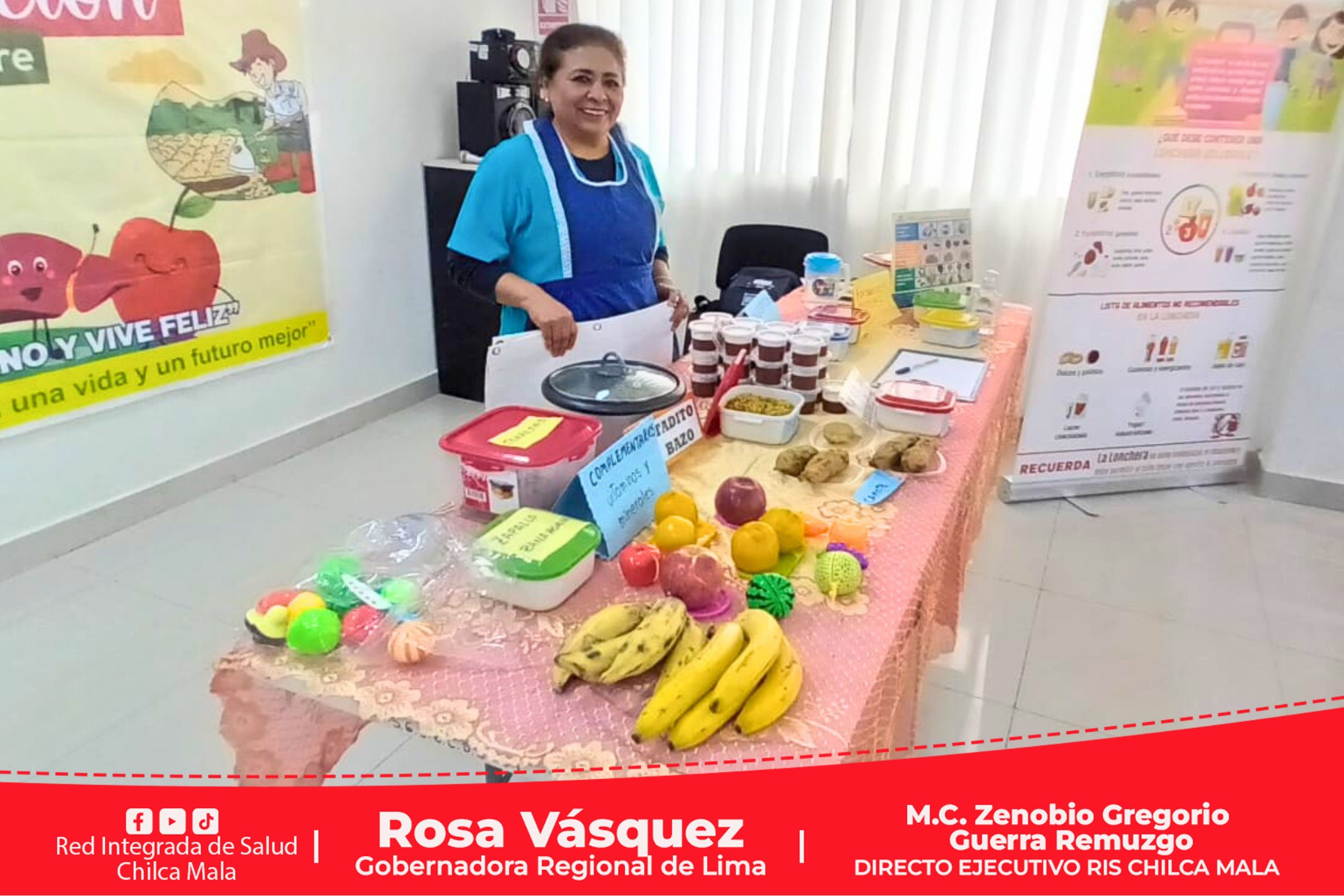 RIS Chilca Mala realiza sesiones demostrativas para prevenir anemia en San Antonio de Padua