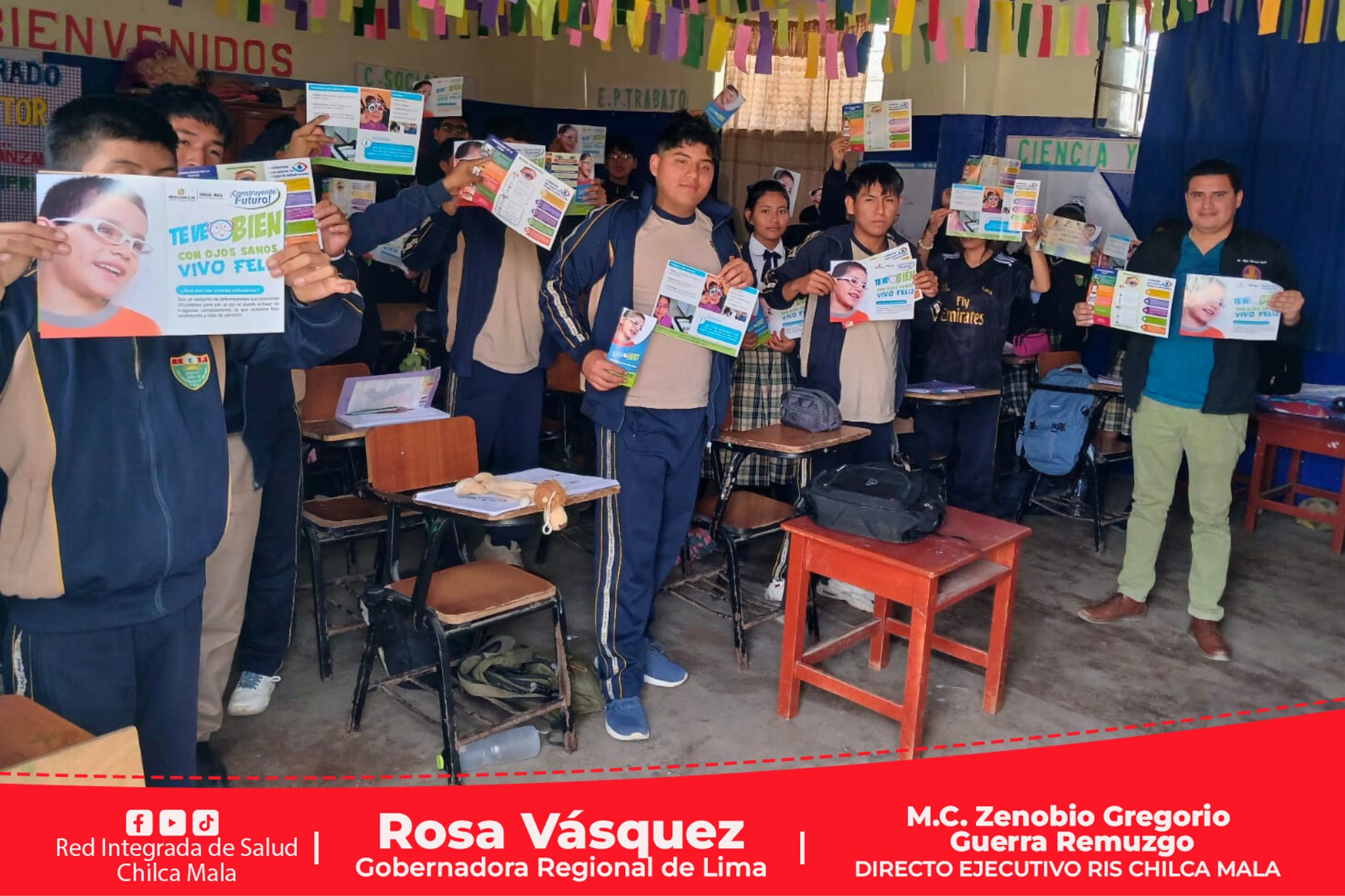 RIS Chilca Mala promueve el cuidado de la salud visual en Mala