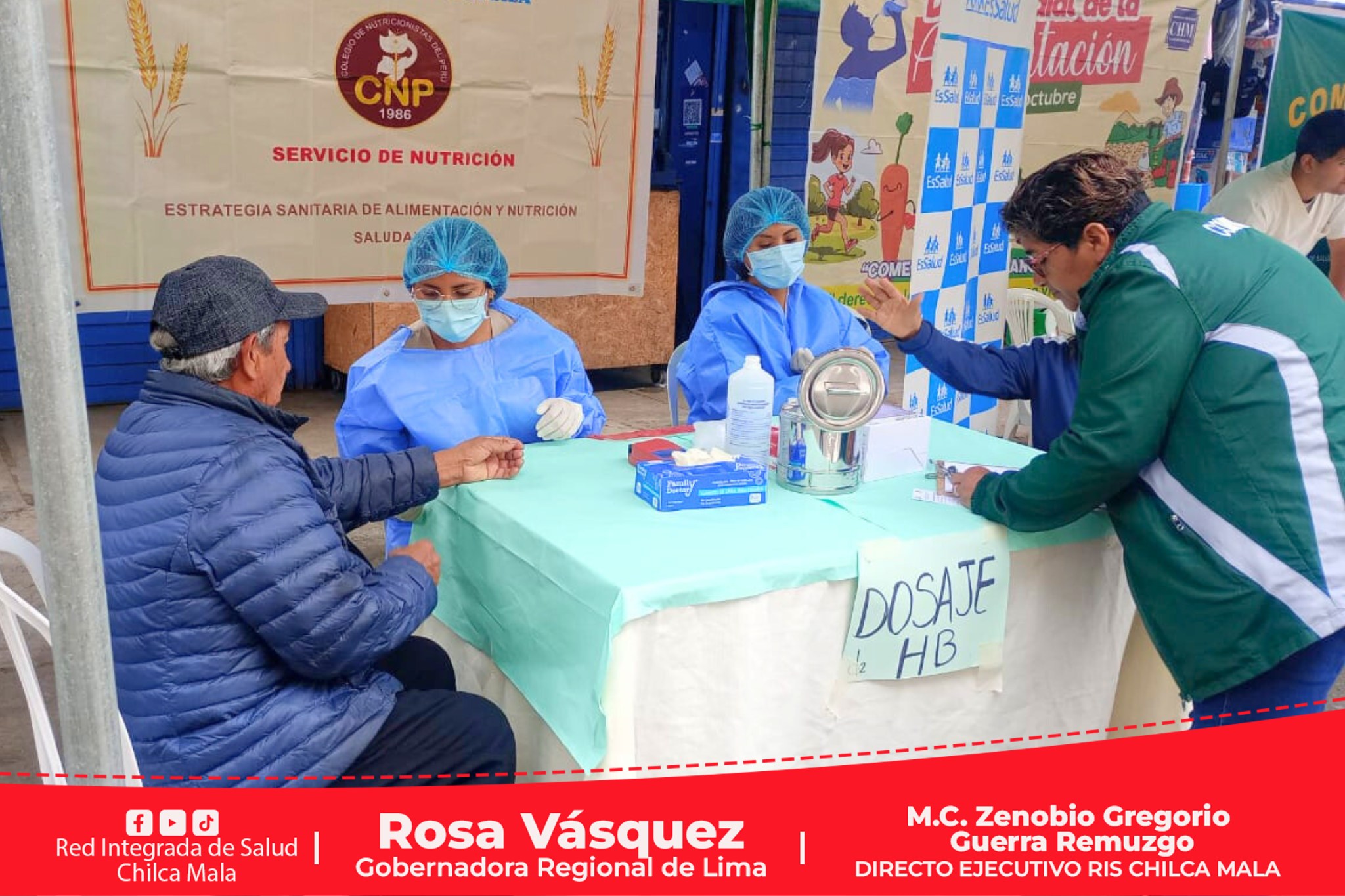 RIS Chilca Mala realiza sesiones demostrativas para prevenir anemia en el distrito de Mala