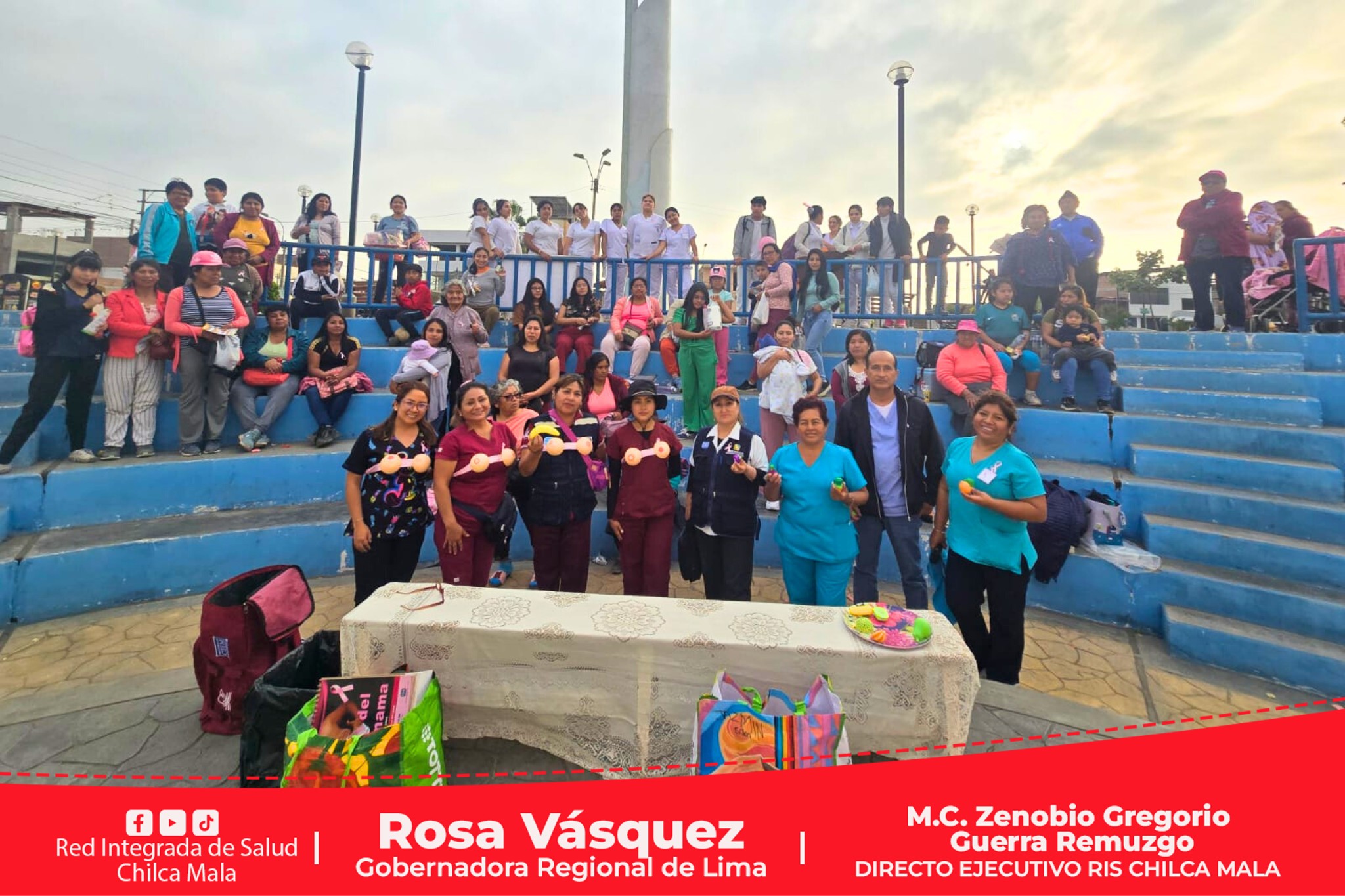 RIS Chilca Mala realiza actividades por el "Día Internacional de la Lucha Contra el Cáncer de Mama”