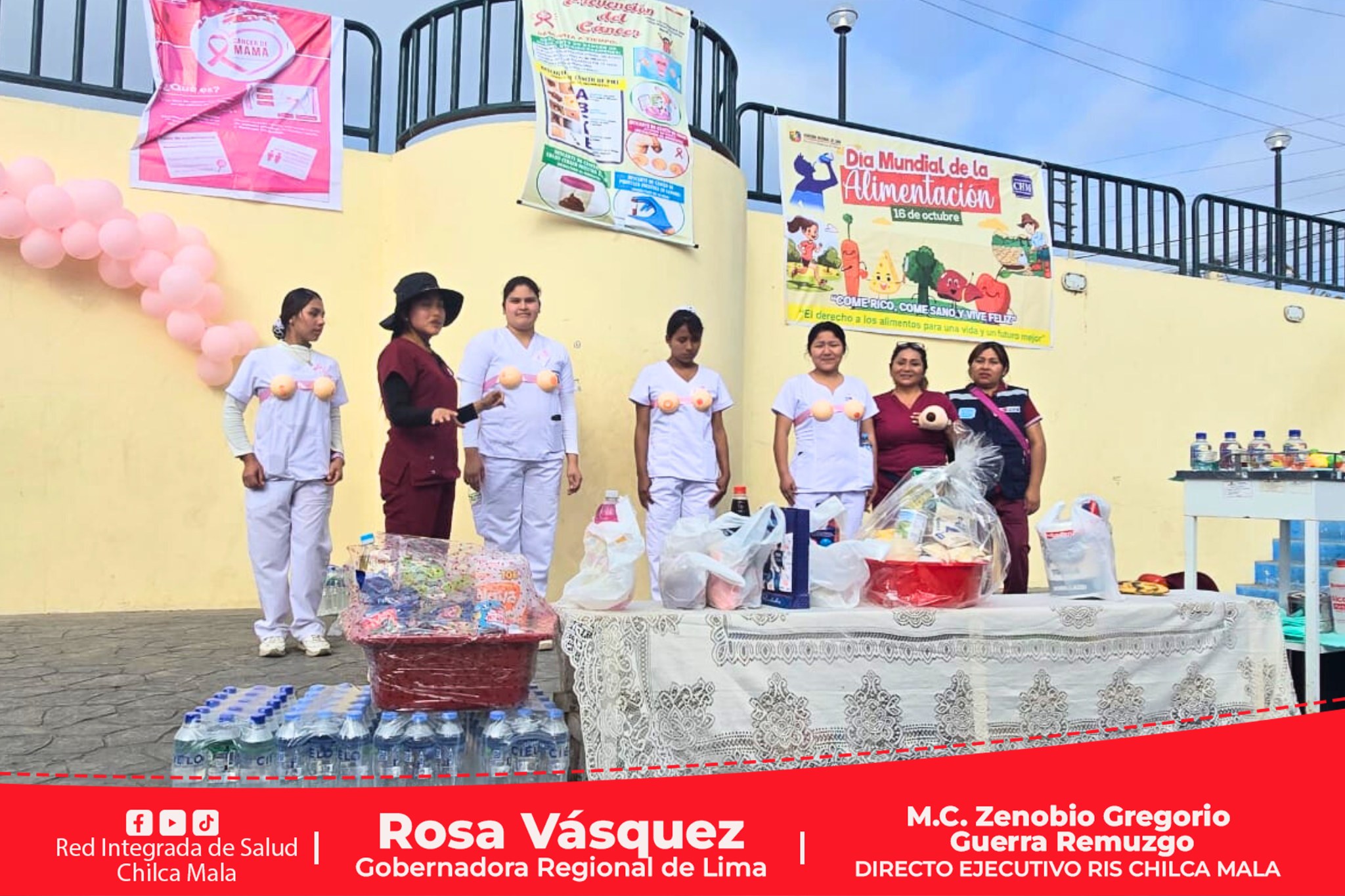 RIS Chilca Mala realiza actividades por el "Día Internacional de la Lucha Contra el Cáncer de Mama”