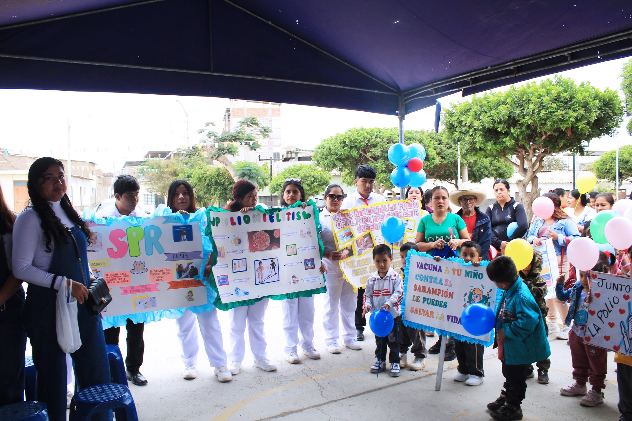 ¡Por una niñez libre de sarampión y polio!