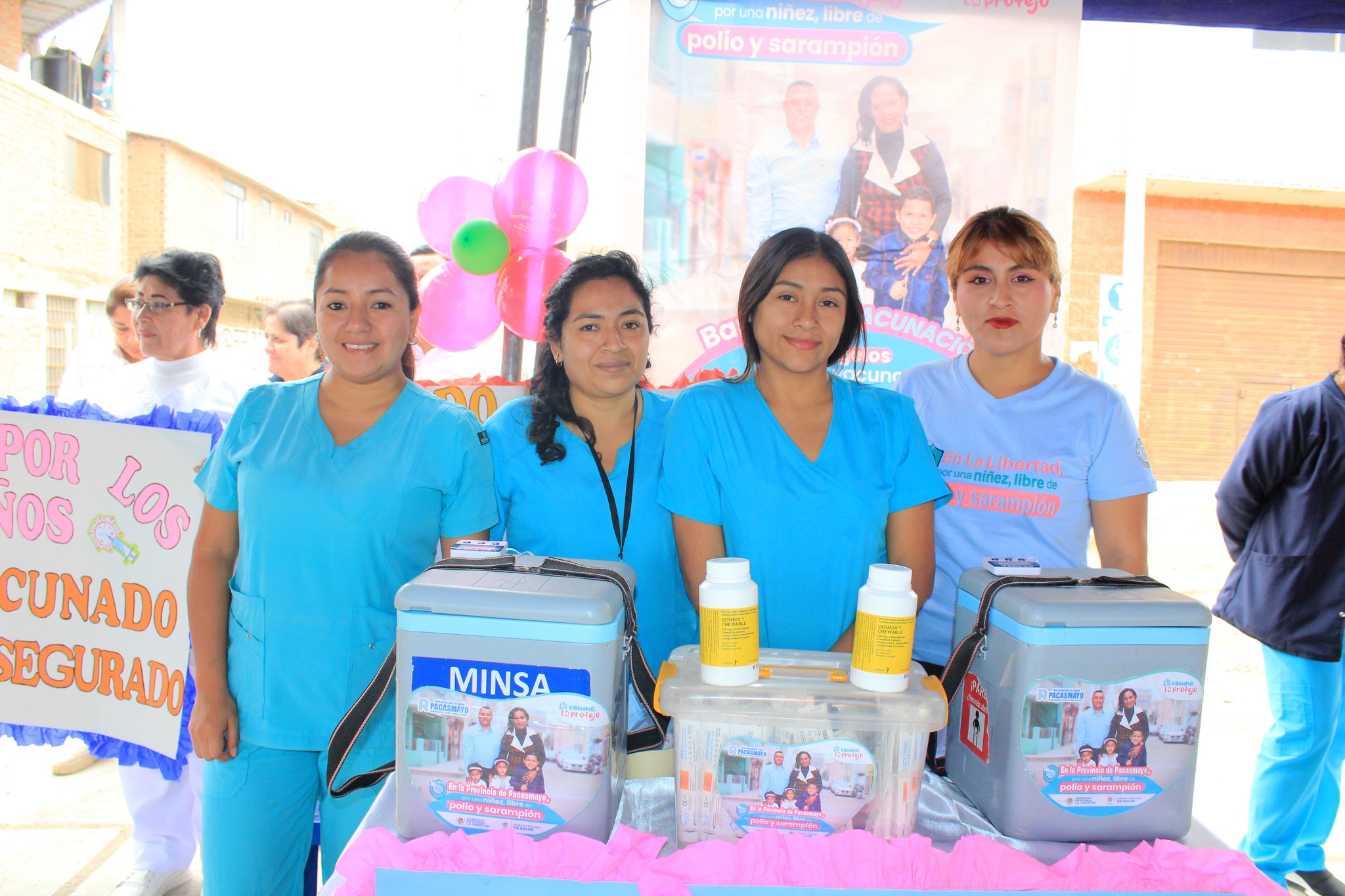 ¡Por una niñez libre de sarampión y polio!