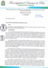 Vista preliminar de documento RESOLUCIÓN DE ALCALDÍA QUE RESUELVE Y RECONOCE EL GRUPO DE TRABAJO Y LA PLATAFORMA DE DEFENSA CIVIL DE LA MDP