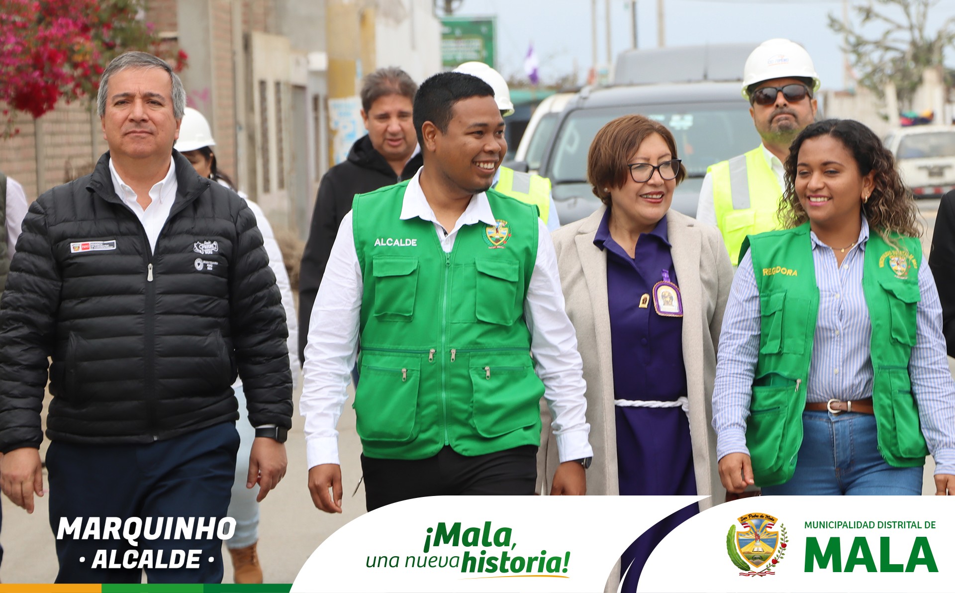 Gran Ceremonia Protocolar de Colocación de la Primera Piedra del Intercambio Vial de Mala