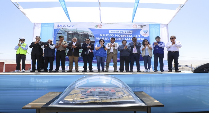 EsSalud inicia la construcción de un moderno hospital en Marcona, beneficiando a más de 125 mil asegurados