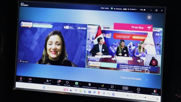 Contigo realizó foro internacional para mejorar la representación de las personas con discapacidad en los medios de comunicación