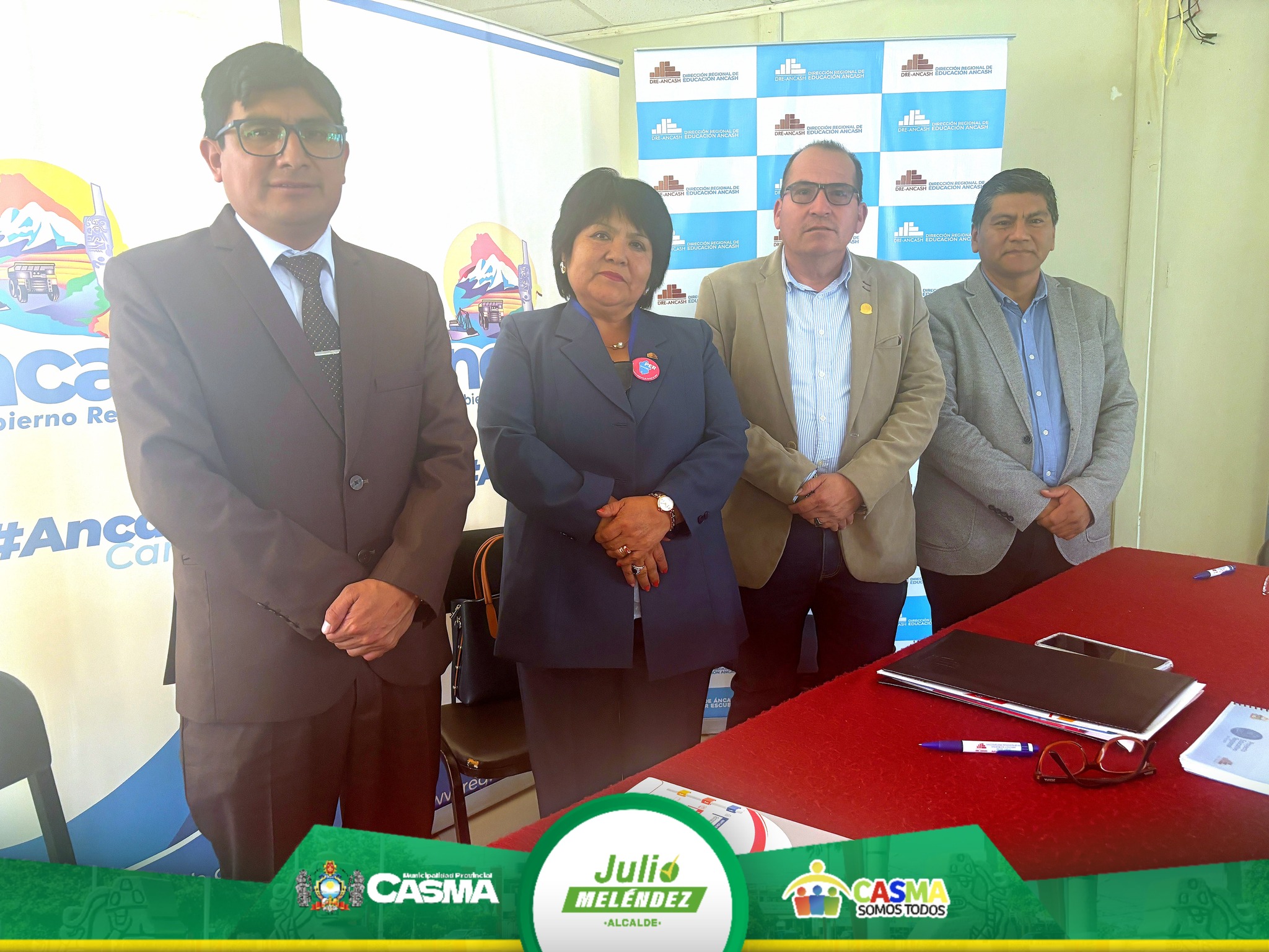 El alcalde  Julio Meléndez Lázaro firmó el “Pacto Regional por la Educación” en el marco del proyecto educativo regional con visión al 2036.