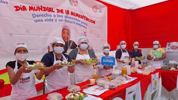 Qali Warma participa en feria por el Día Mundial de la Alimentación