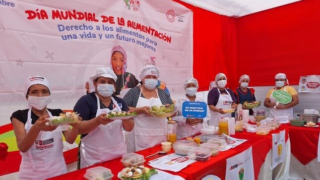 Qali Warma participa en feria por el Día Mundial de la Alimentación
