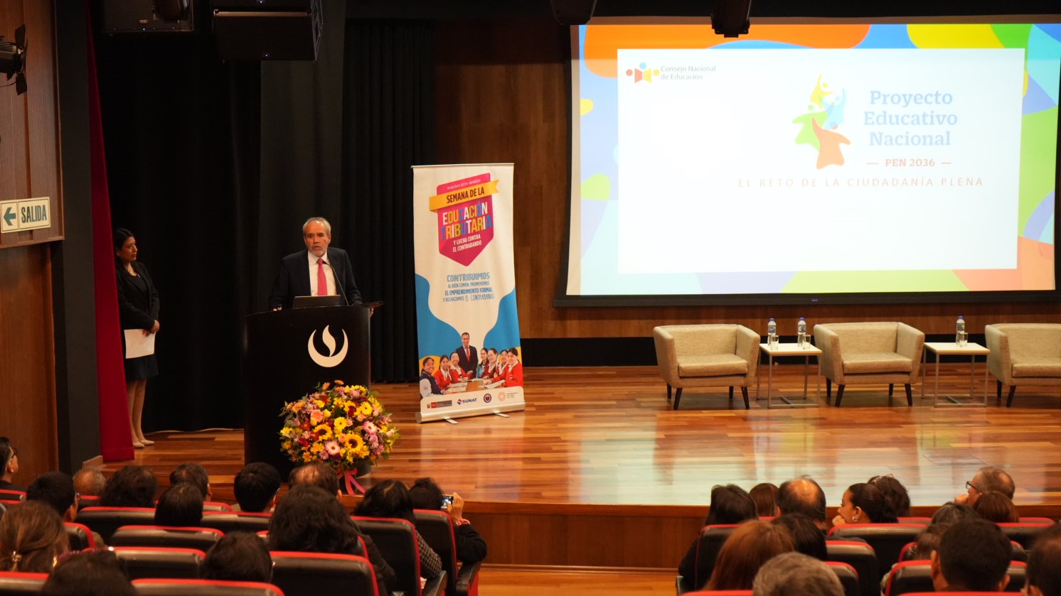CNE participa en Semana de la Educación Tributaria y Lucha contra el Contrabando