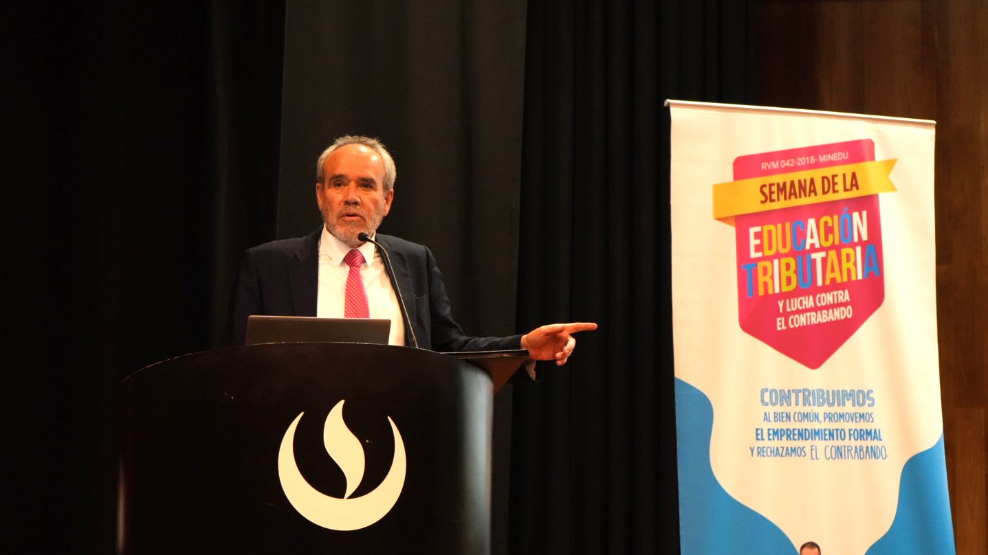 CNE participa en Semana de la Educación Tributaria y Lucha contra el Contrabando