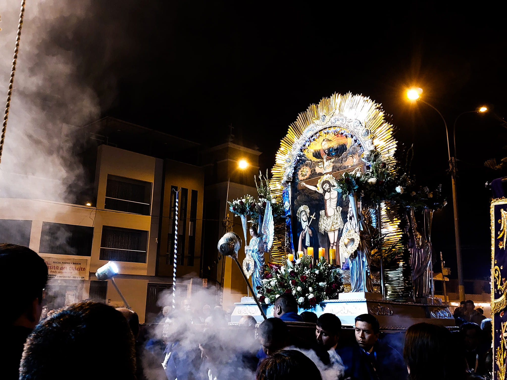 Primer Recorrido de la Sagrada Imagen del Señor de los Milagros