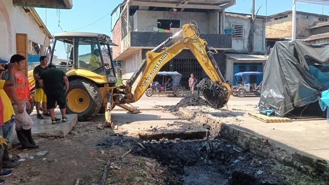 Trabajos de limpieza y descolmatación en los caños Bicacaño y Huaytacaño