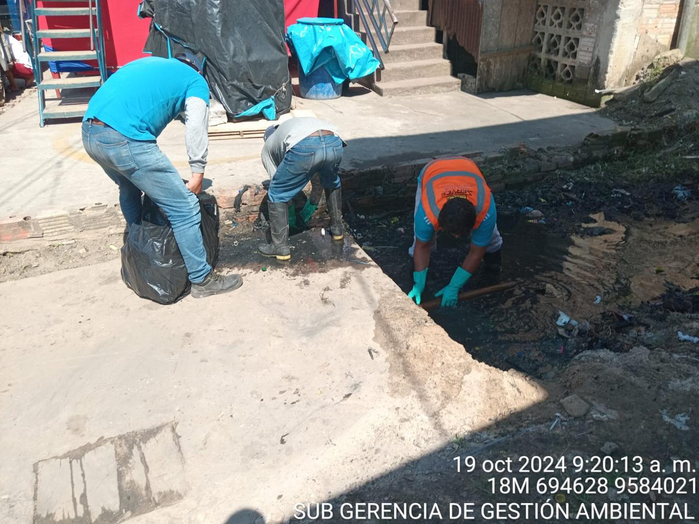 Trabajos de limpieza y descolmatación en los caños Bicacaño y Huaytacaño