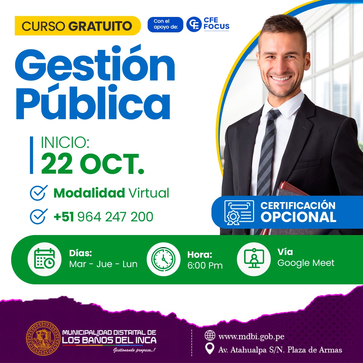 Curso de capacitaci贸n Gratuito