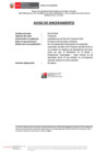 Vista preliminar de documento AVISO DE SINCERAMIENTO - Liquidación Final de Obra - 3er. Trimestre 2024