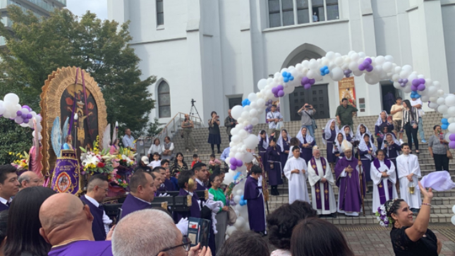 Comunidad peruana residente en Nagoya celebra con fervor al Señor de los Milagros