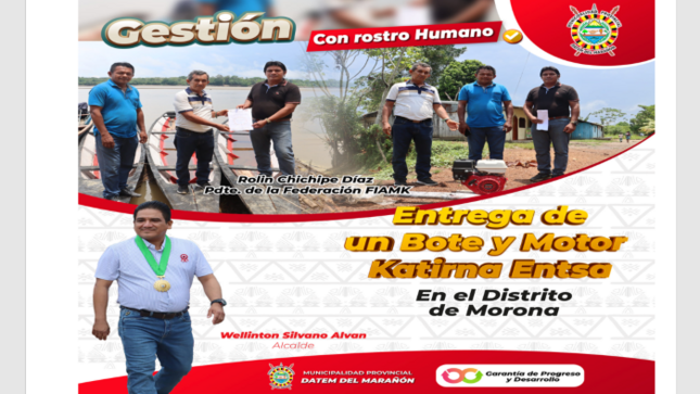 MUNICIPALIDAD PROVINCIAL DATEM DEL MARAÑON