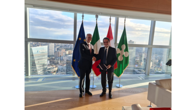 Embajador del Perú en Italia sostiene reuniones con altas autoridades de la región Lombardía