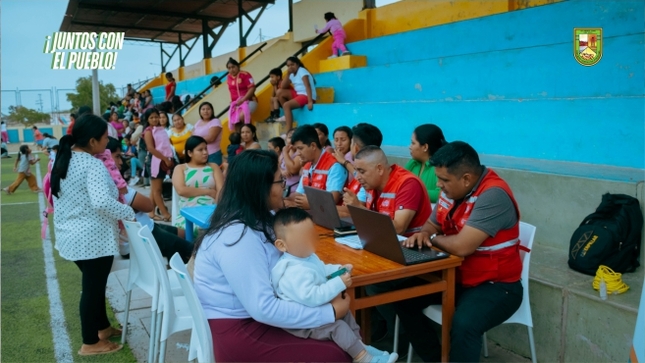 Foto Campaña de pre afiliación y gincana realizaron el programa Juntos y la municipalidad de Canoas de Punta Sal