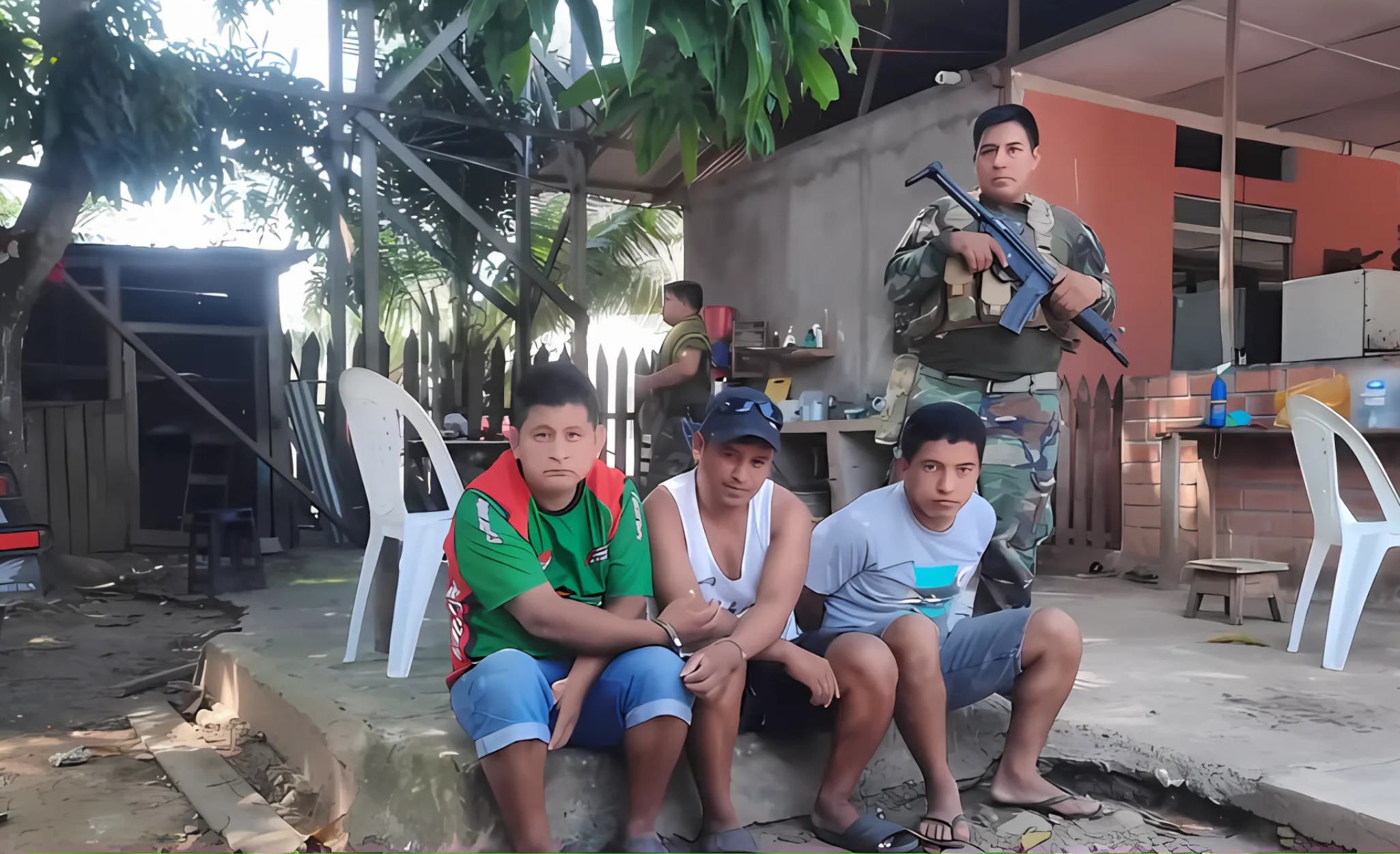 Kenneth Jesús Tello Aldava, Franklin Orlando Flores Aldava y Arnor Bray Vicencio López