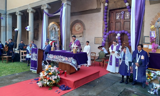 Celebración eucarística en Florencia en homenaje al Señor de los Milagros