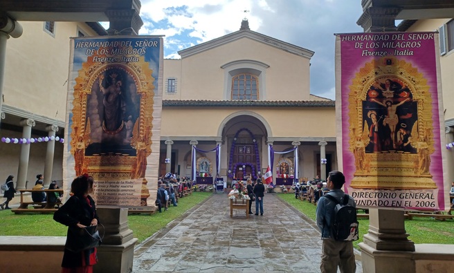 Celebración eucarística en Florencia en homenaje al Señor de los Milagros