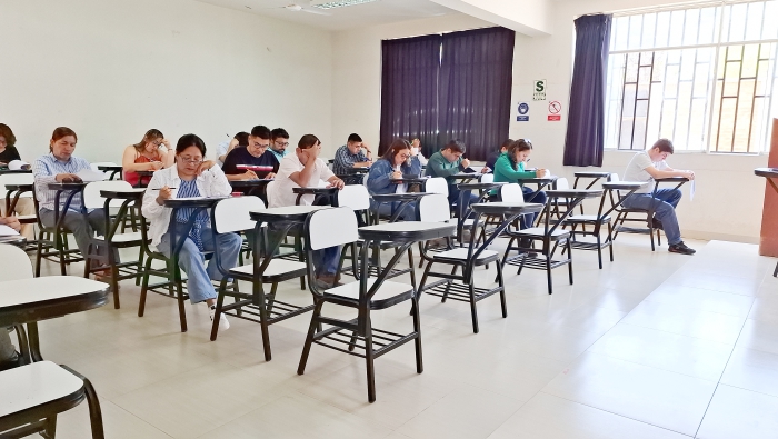 Profesionales del Derecho participaron del examen de conocimientos para la selección de jueces supernumerarios de Piura