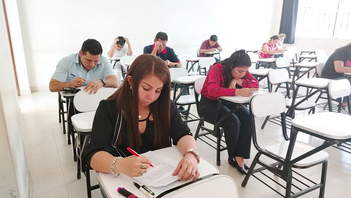 Rinden examen de conocimientos para cubrir plazas de personal de la unidad de flagrancia de Piura