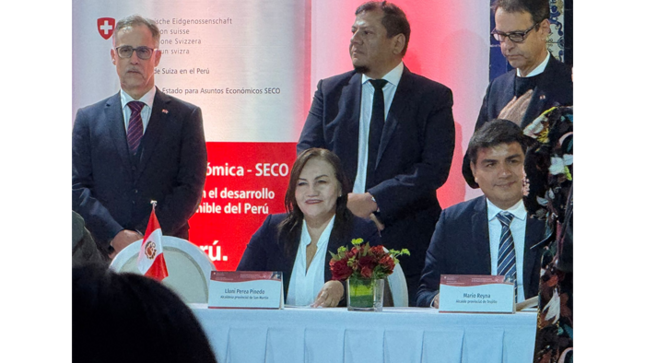 Alcaldesa participa del lanzamiento de "Programa de Cooperación Suiza".