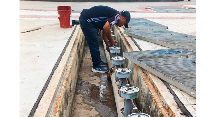 Seguimos trabajando con los mantenimientos en la ciudad de Tarapoto.