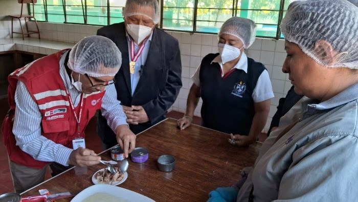 Supervisión de servicio alimentario escolar