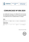 Vista preliminar de documento COMUNICADO 06-2024-FE DE ERRATAS