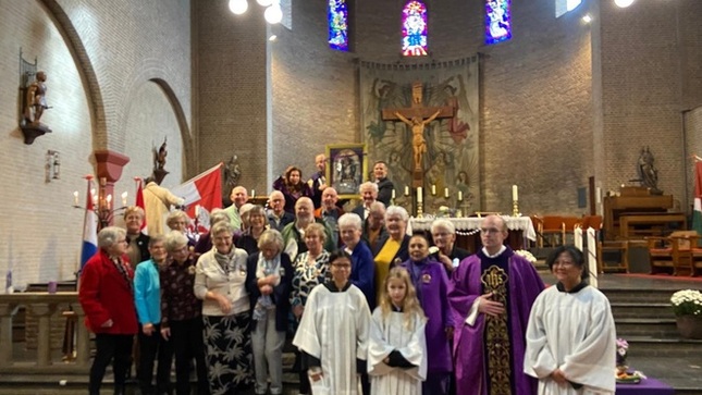 Misa en honor del Señor de los Milagros en Países Bajos