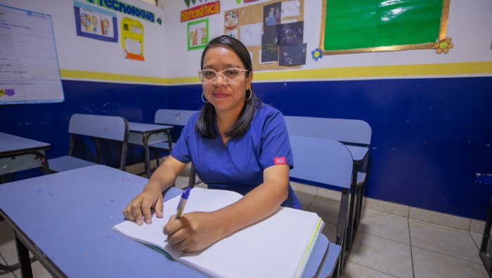 Karen Eche, natural de Sechura, Piura, logró estudiar Psicología con apoyo de Beca 18 del Pronabec.