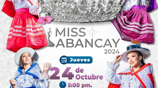 
💯¡Gran Convocatoria Miss Abancay!👸