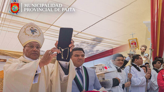 Paita celebró la festividad de la Virgen de las Mercedes.