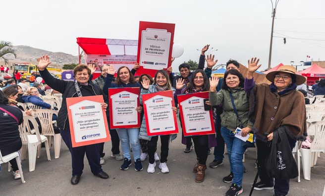 La medida disuasiva busca evitar la transferencia de predios formalizados gratuitamente a través de la entidad adscrita al Ministerio de Vivienda, Construcción y Saneamiento.
