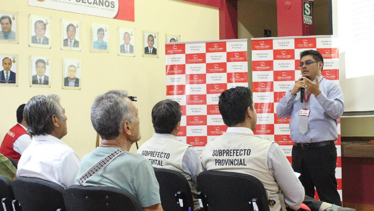 Ciudadanos de San Martín alertarán sobre uso inadecuado de bienes y recursos del Estado