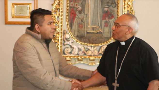 Municipalidad y arzobispado coordinan acciones para proyecto de la basílica
