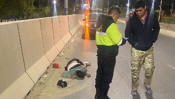 Prestando apoyo en accidente