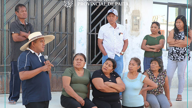 Alcalde escucha demandas de vecinos del Sector Keiko Sofía I.