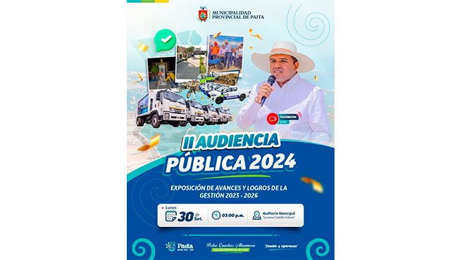 Segunda audiencia pública 2024.