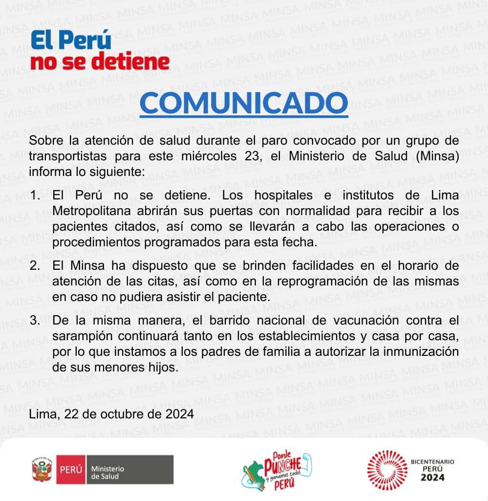 Comunicado