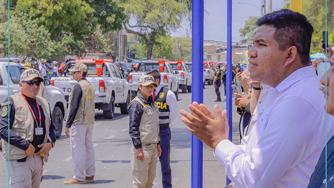 Paita recibe cinco patrulleros para combatir la inseguridad ciudadana.