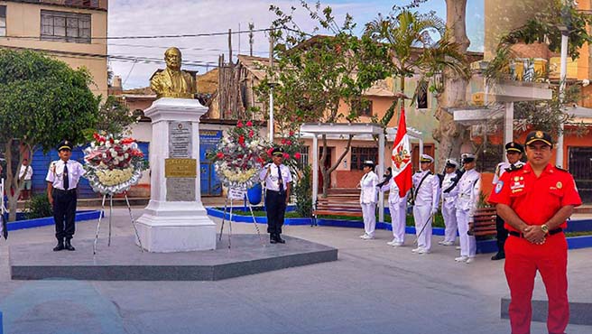 Alcalde participa de ceremonia en conmemoración de los 145 AÑOS DEL COMBATE DE ANGAMOS